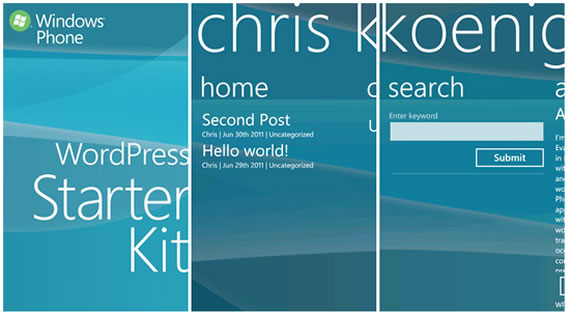 starter kit windows phone