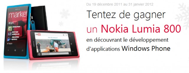 concours applications lumia 800