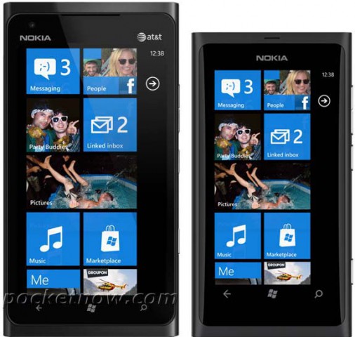 Nokia Lumia 900 et Nokia Lumia 800