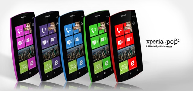 Xperia Pop Concept Windows Phone