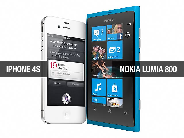 iphone 4s vs nokia lumia 800