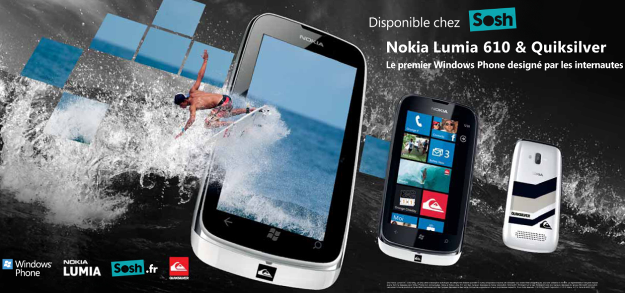 Nokia Lumia 610 Quiksilver Surf