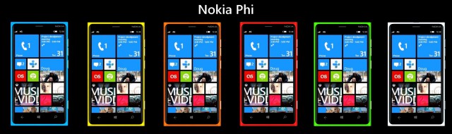 Nokia Phi color MWP