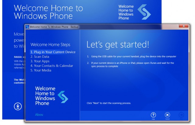 welcome home to windows phone