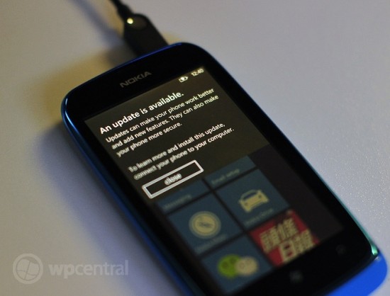 Mise à jour Nokia Lumia 610 disponible