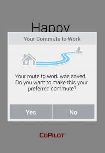 Commute-save-popup