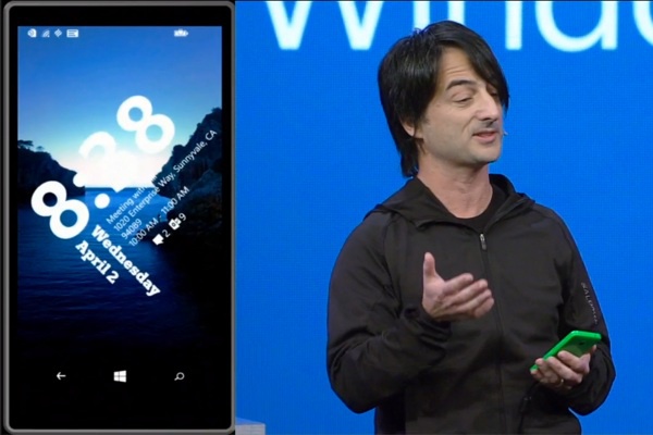 Windows-Phone-8.1-lock-screen-shown-by-Joe-Belfiore