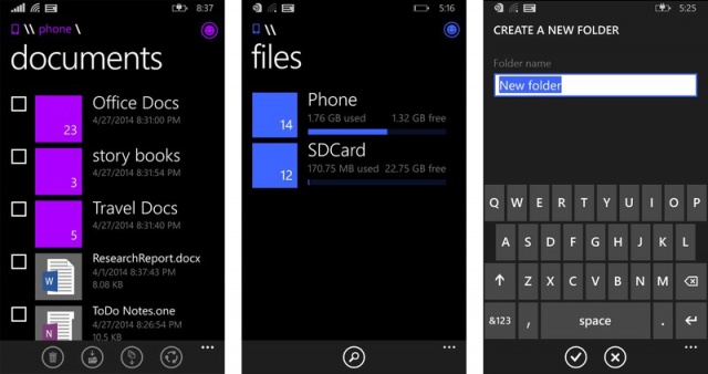 Windows-Phone-File-manager-Screen