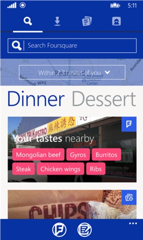Foursquare-redesign-screen