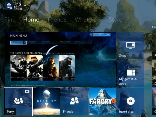 Tuiles transparentes Xbox One