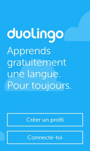 Apprends l'anglais et l'espagnol avec Duolingo